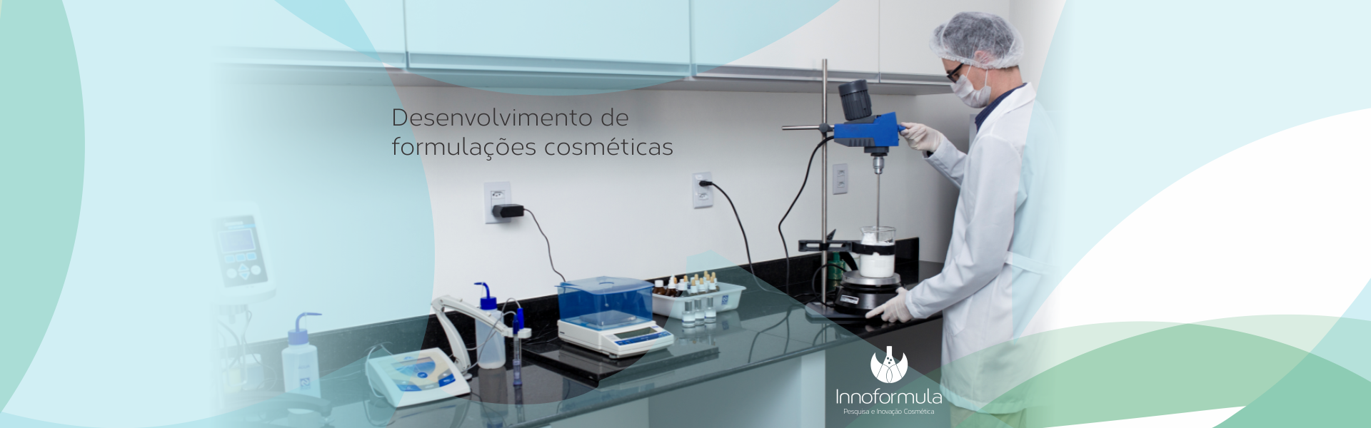 Desenvolvimento de formulações cosméticas.